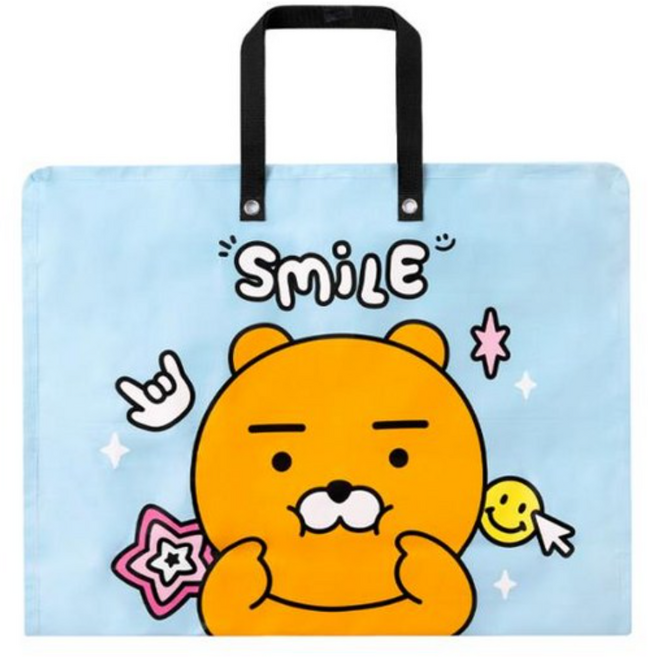 카카오프렌즈 세이치즈 타포린 백 L, 라이언, 라이언, 1개