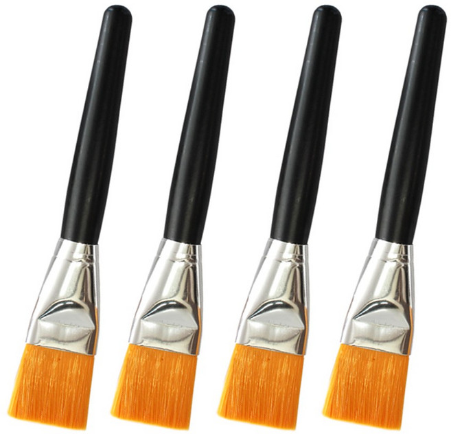 발롱뷰티 피부미용 팩붓 일반팩붓 고급팩붓 피부관리시험팩붓, 1개, 바디형팩붓 4개