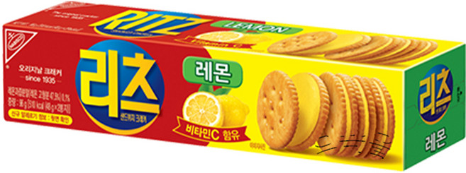 동서식품 리츠 샌드 크래커 레몬 96g / 샌드위치크래커, 3개