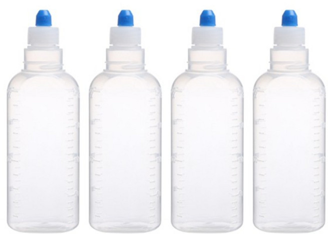 [프리미엄]국산 투약병 200ml 4매1세트