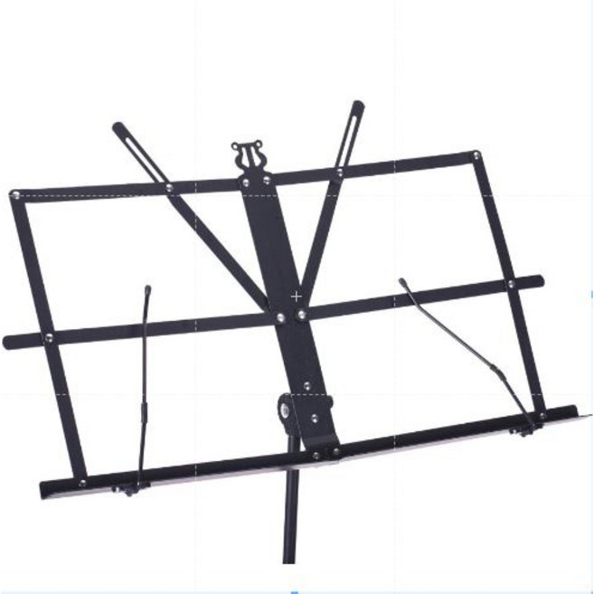 老羊樂器店 攜帶式摺疊譜架 附收納袋 輕便三節伸縮, 1個, 正常款 (限5支內)