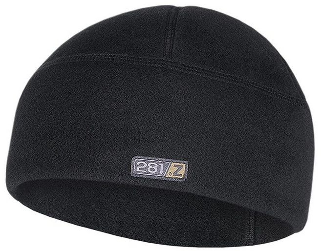 281Z Polartec Thermal Pro 겨울 스컬 캡 - 밀리터리 전술 야외 스포츠 - 시계 캡 플리스 비니 (블랙) 블랙., Medium