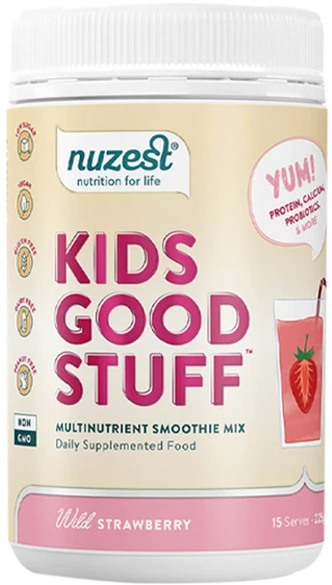 뉴제스트(Nuzest) 뉴제스트 키즈 굿 스터프 와일드 스트로베리 225g, 1개 - 쿠팡