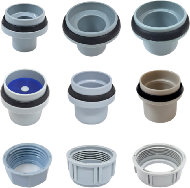 싱크대 배수구 배수호스 연결부품 유니언 너트 세트 코트랩, 6.유니언(38-30)&너트(38)세트, 1개