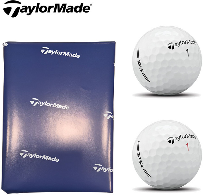 [정품] 26년형 테일러메이드 TP5 TP5x 화이트 골프공 6세트 인쇄 포장 선물, TP5 6구세트