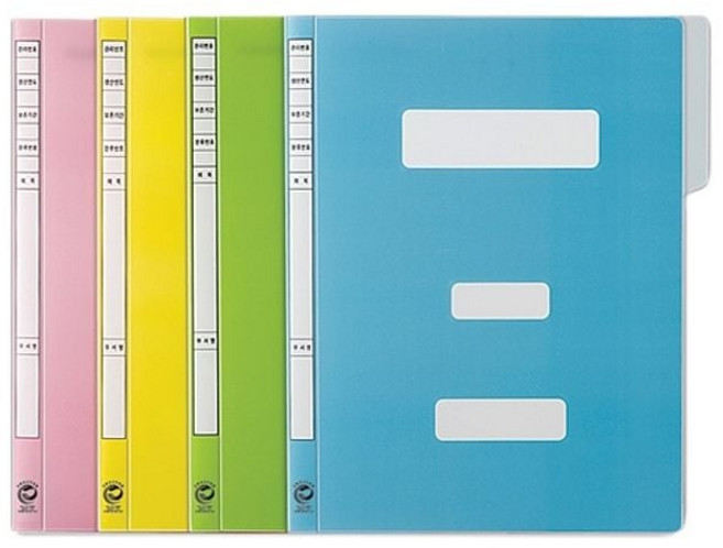 문화산업 PP정부문서화일A4(10개묶음), 핑크(F494-7), 핑크(F494-7)