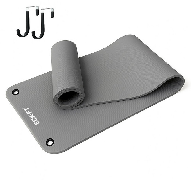 엑피트 벽걸이 요가매트 위생적보관 센터용등급, 그레이, 1개