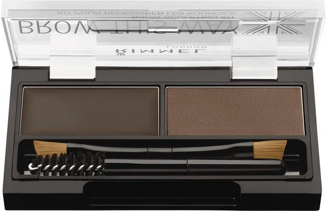 림멜 브로우 디스 웨이 아이브로우 파우더 키트 003 다크 브라운 19246, One Color - 쿠팡