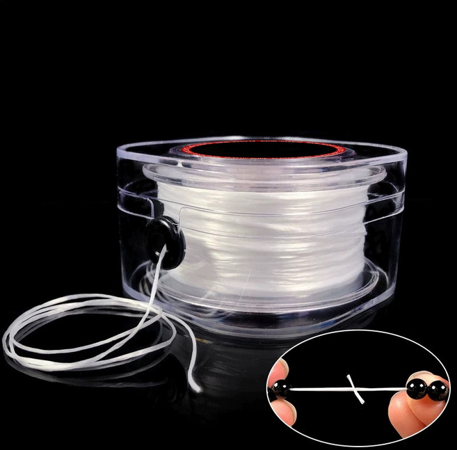 대용량 비즈공예 스판덱스줄 0.6 0.8 1.0 1.2mm 탄성줄 팔찌만들기 팔찌줄, 1개, 대용량 스판덱스줄 0.8mm