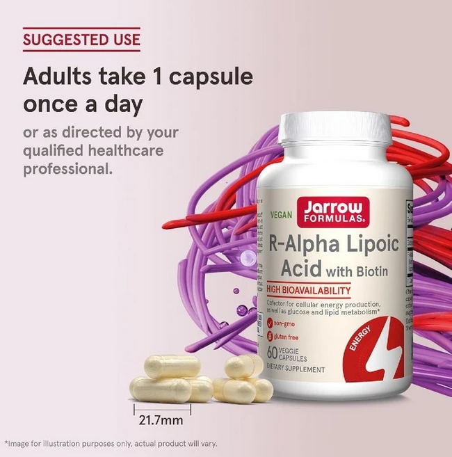 자로우포뮬라- R-알파리포산 + 비오틴 베지 캡슐 60정 2개월분, 1개 - 쿠팡