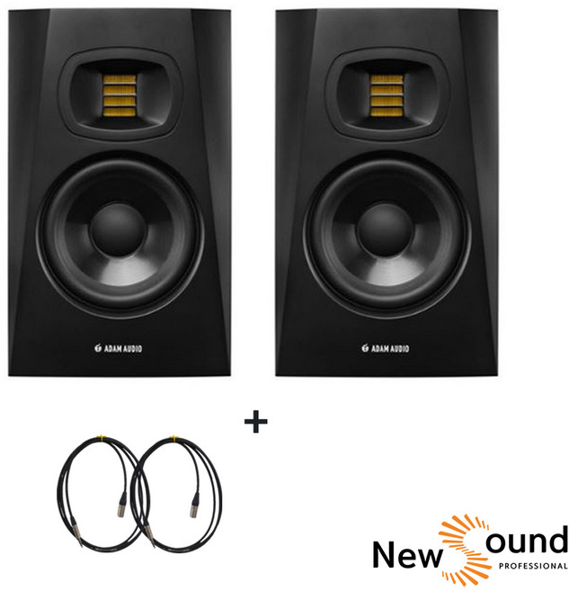 [ADAM Audio] T7V (1통) 아담 7인치 모니터 스피커, T7V 2통+TRS-XLR 케이블