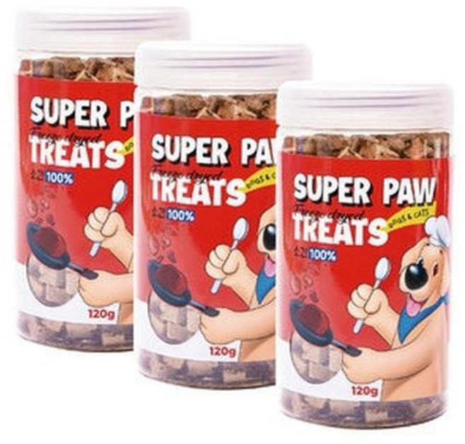 슈퍼포우 동결건조 트릿 소간 120g x 3, 3개