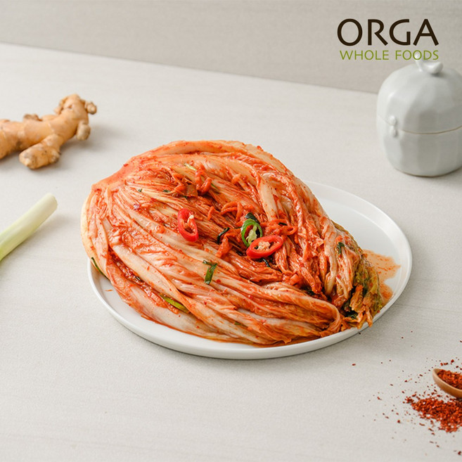 수/목/금 출고 ORGA 올가 산지직송 유기농배추로 담근 중부식 김장김치 (10kg), 수/목/금 출고 ORGA 올가 산지직송 유기농배추로 담, 10kg, 1