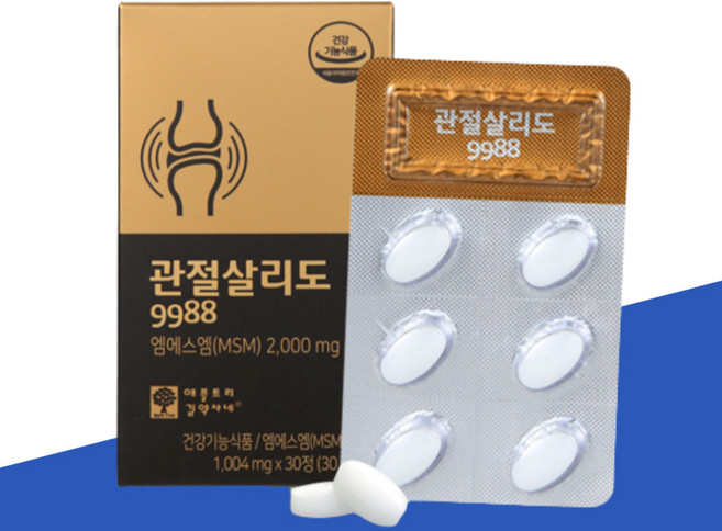 애플트리김약사네 관절살리도 9988 옵티 MSM, 30정, 1개