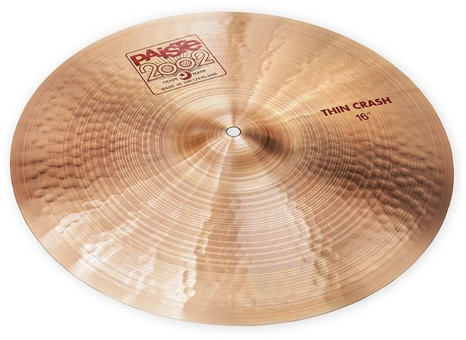 파이스테 심벌PAISTE 2002 Thin Crash 16인치 18인치, 1개