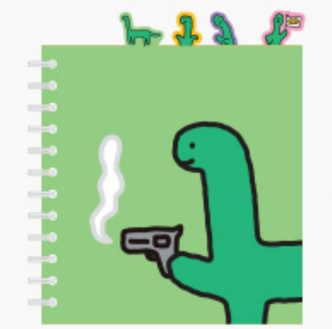 NEW 조구만스튜디오 인덱스 노트, 1개, B. 총