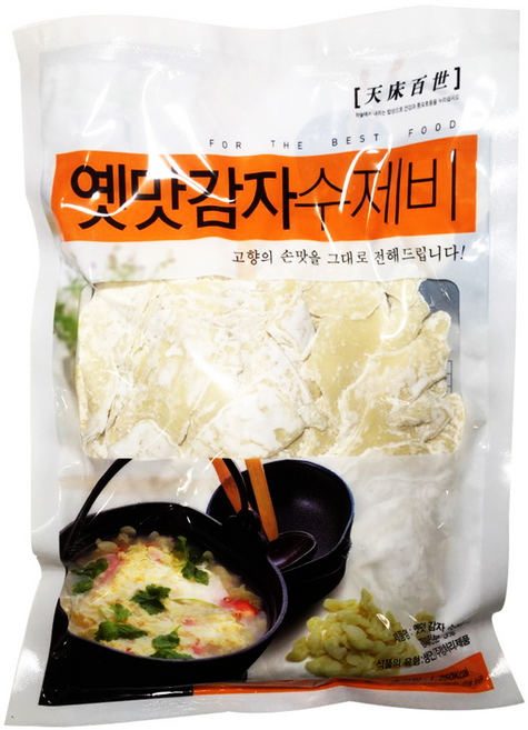 (내고향)생감자수제비500g 생수제비 감자수제비, 500g, 1개