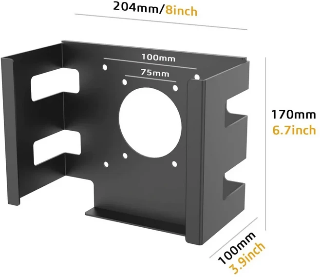 스너그데이즈 하단 장착형 데스크탑 스탠드 냉각 기능 걸이형 디자인 책상 하단 브래킷 맥 스튜디오 맥 미