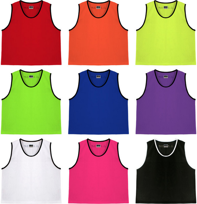 스타 성인용 팀조끼 Large SW4003, 빨강