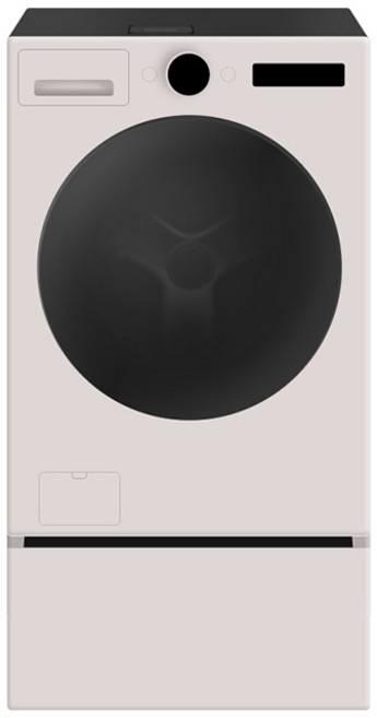 (25년출시)_LG 오브제 워시콤보 스팀+미니워시 세탁건조기 FH25ESX 베이지 / FH25GSX 그린, 네이처 베이지