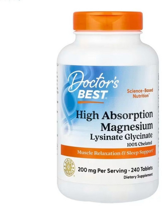 닥터스 베스트 킬레이트 고흡수성 마그네슘 미네랄 200mg, 1개