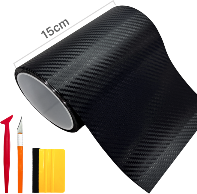 SOTT 3D 카본 자동차 PPF필름 스크래치방지 무광 PPF 3M, 무광블랙, 1개