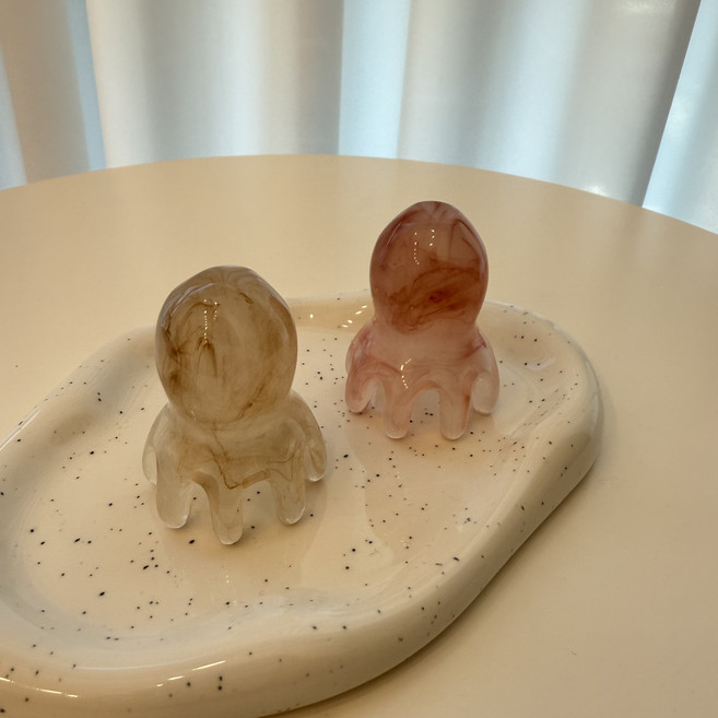 랑스뷰티 두피 마사지 괄사 림프순환 붓기 얼굴 승모근, 옥토핑크, 1개