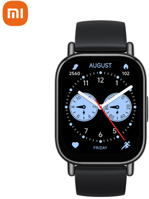 글로벌 버전 샤오미 레드미 워치 5 라이트 1.96 AMOLED 디스플레이 밴드 내장 GNSS 5ATM 블루투스 스마트워치로 하기, [01] Black
