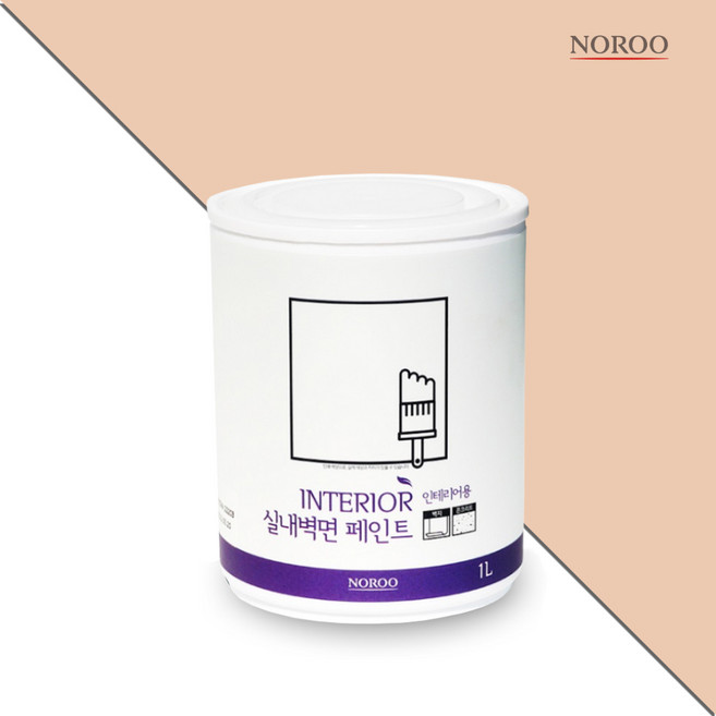 노루페인트 실내벽면용 페인트, SP6010 스웨이드, 1L, 1개