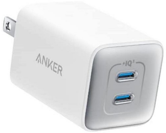 Anker 523 Charger (Nano 3 47W) [PowerIQ 3.0 (Gen2) PSE iPhone 17 16 15 Air MacBook Air 탑재