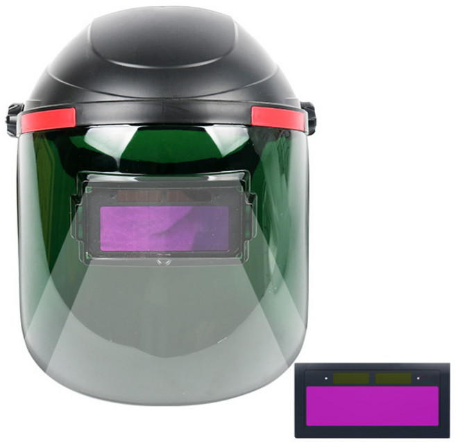 안전면 차광면 용접 마스크 자동 보호구 용접면 F313, 1개
