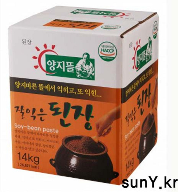 양지뜰 잘익은된장, 14kg, 1개