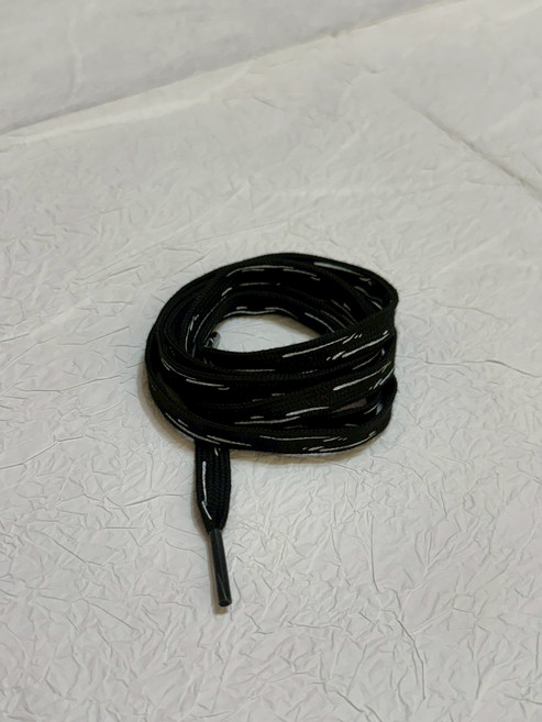 黑色條紋鞋帶