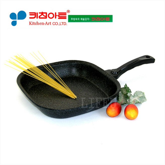키친아트 슈프림(마블플러스)코팅 사각팬27CM, 1개