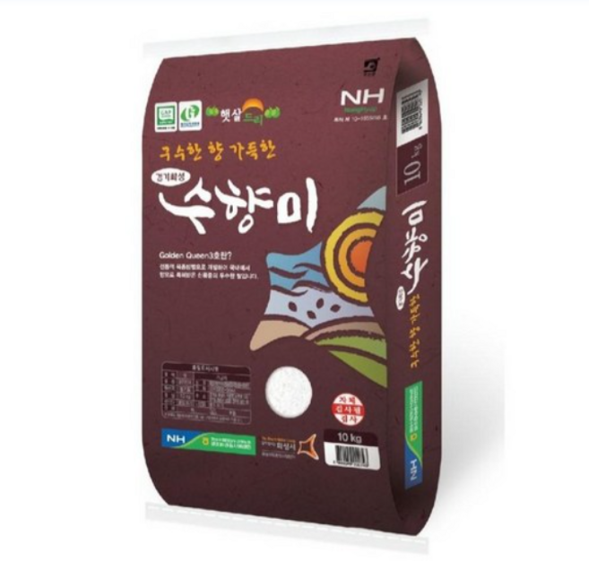 농협양곡 햇살드리 수향미 10kg 2025년 햅쌀 국내산, 상등급, 1개