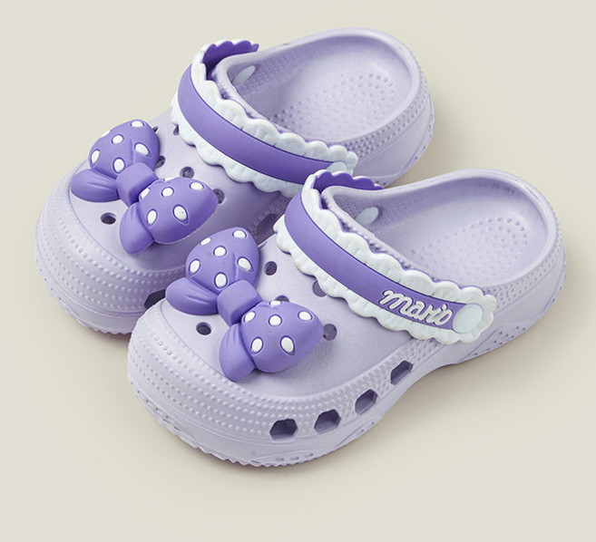 달콩슈 여아용 EVA 리본 샌들 슬리퍼 DKE119