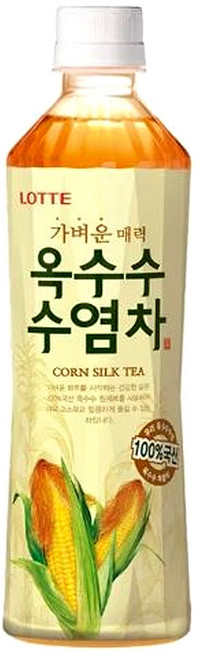 롯데칠성음료 가벼운 매력 옥수수 수염차, 500ml, 24개