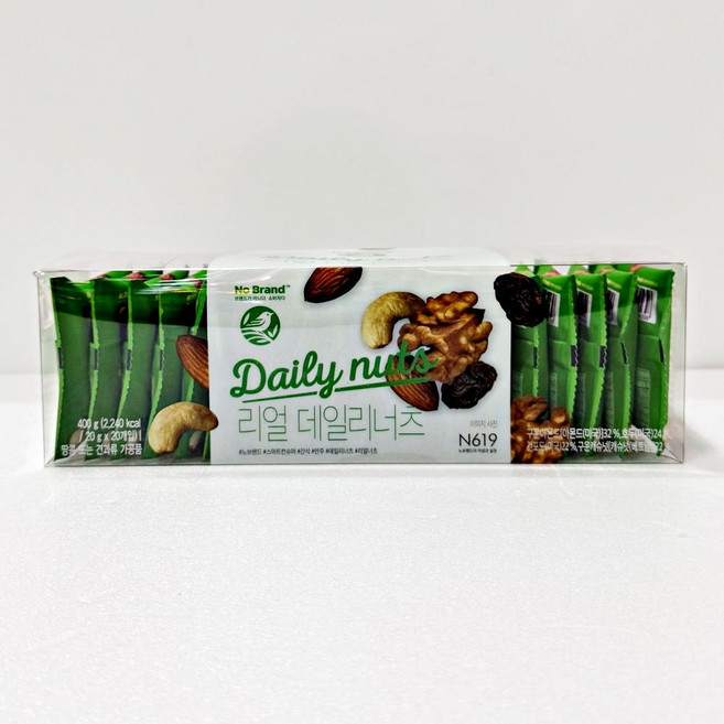 노브랜드 리얼 데일리너츠 20g 20개입, 1박스