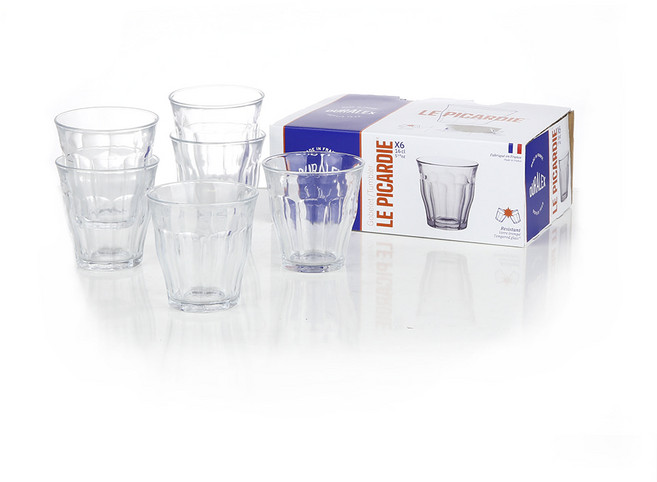 듀라렉스 피카디 강화유리컵 6P 세트 식기세척기 내열 유리컵 프랑스산, 듀라렉스 피카디컵 16cl-160ml (6개세트)