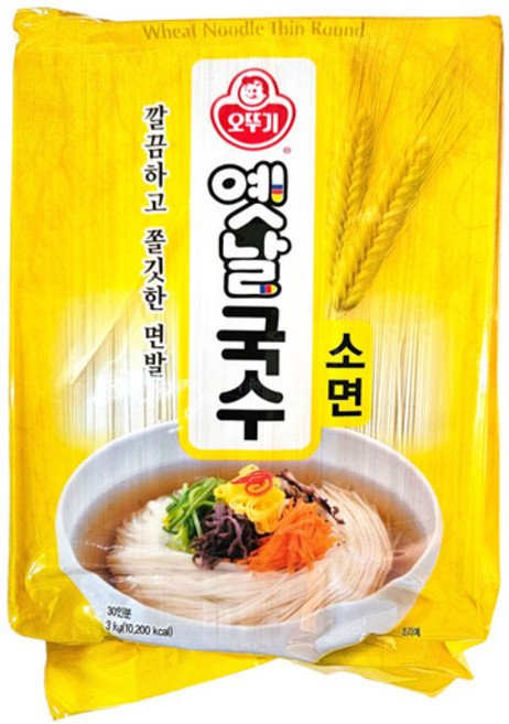 오뚜기 옛날국수 소면, 2개, 3kg