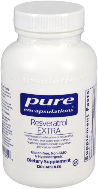 Pure Encapsulations Resveratrol Extra 퓨어인캡슐레이션 레스베라트롤 엑스트라 120정, 1개