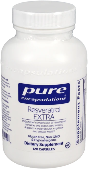 Pure Encapsulations Resveratrol Extra 퓨어인캡슐레이션 레스베라트롤 엑스트라 120정, 1개 - 쿠팡