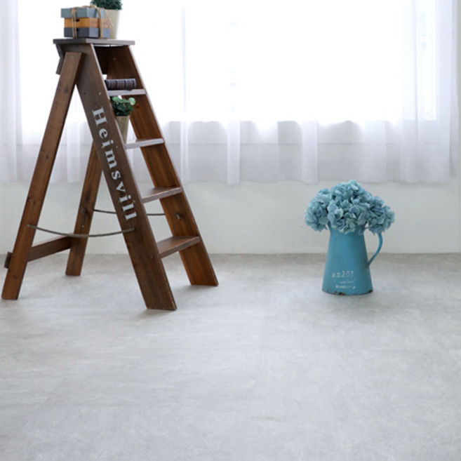 매직픽스 로뎀 테라조 데코타일 50*50cm(1평), 화이트 스톤, 비점착식, 1개