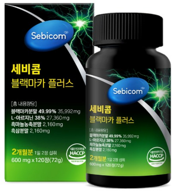 세비콤 블랙마카 플러스, 1박스, 60회분