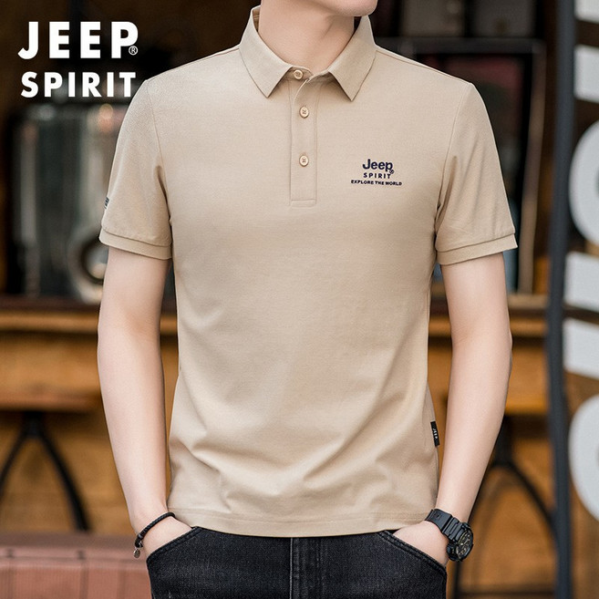JEEP SPIRIT 지프 스피릿 남성 카라티 카라반팔티 카라 티셔츠 5298+양말