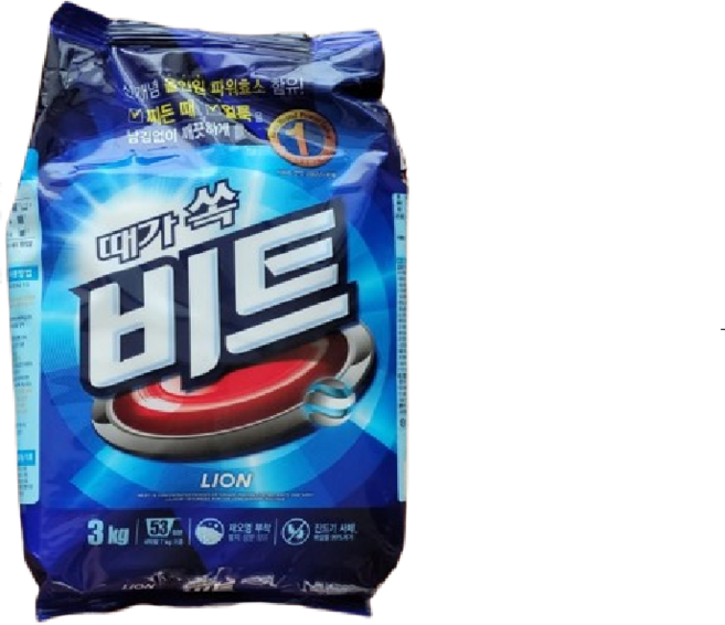 비트 분말세제 일반용 본품, 3kg, 2개