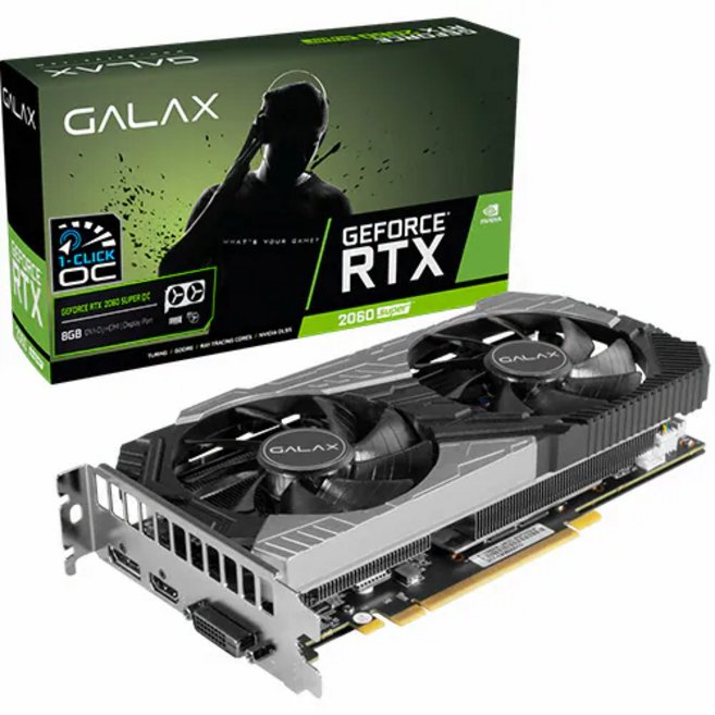 갤럭시 GALAX 지포스 RTX 2060 SUPER OC D6 8GB 중고