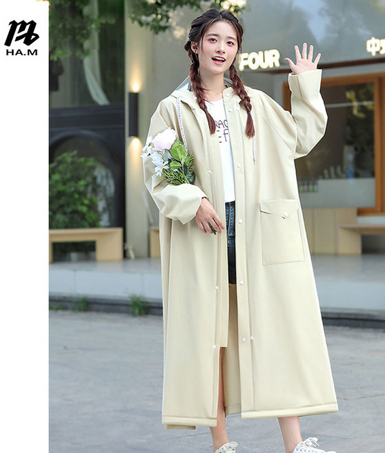 HAM 뉴레인코트 여성투명챙