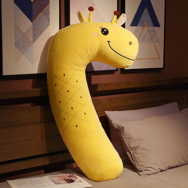 팔베개 인형 대형 바디필로우 안고자는 롱쿠션 애착 베개, F. 파인애플 기린, 파인애플 기린