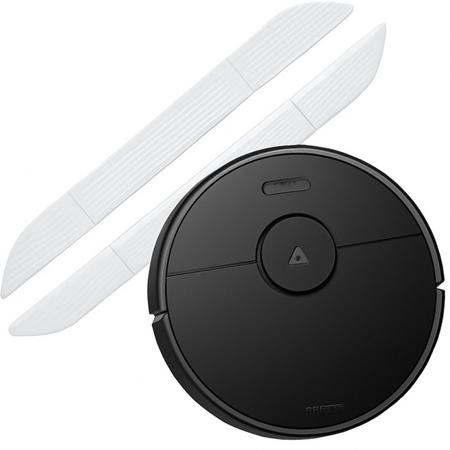 HARUDA 문턱경사대 로봇청소기 발판 문턱경사로 세트, 화이트, 2개